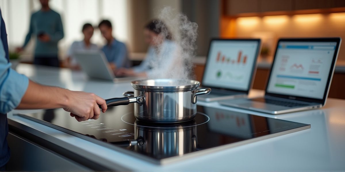 Индукционная панель с поддержкой умного дома