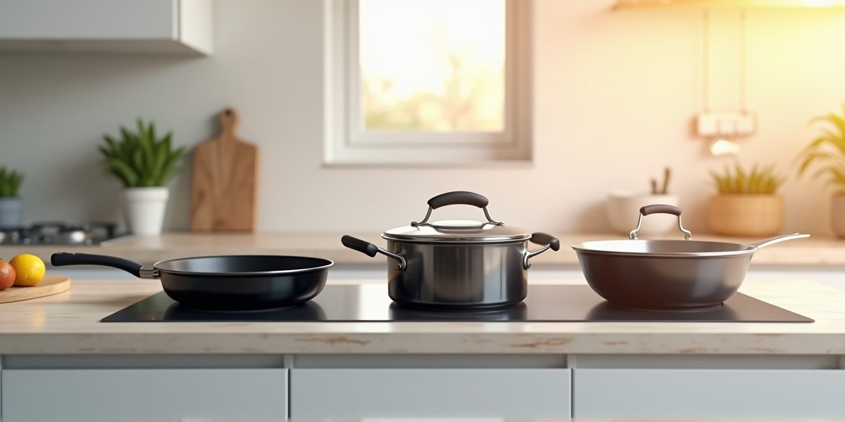 Индукционная панель в работе