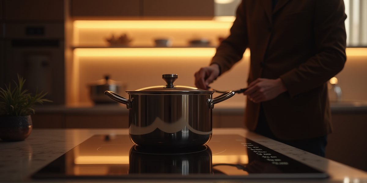 Томление на индукционной панели