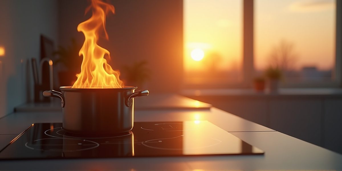 Газовая плита в кухне