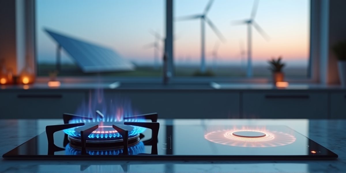 Газовая и электрическая варочная панель