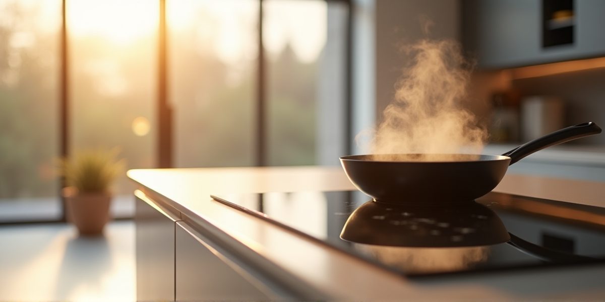 Газовая варочная панель в кухне