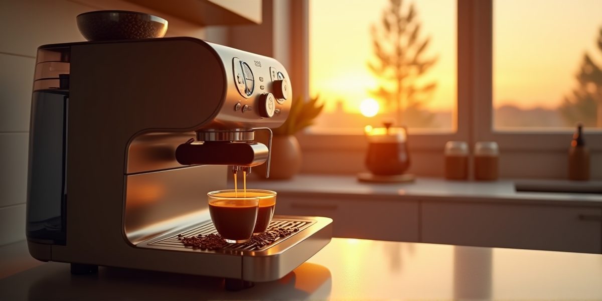 Эспрессо-машина с паровым капучинатором