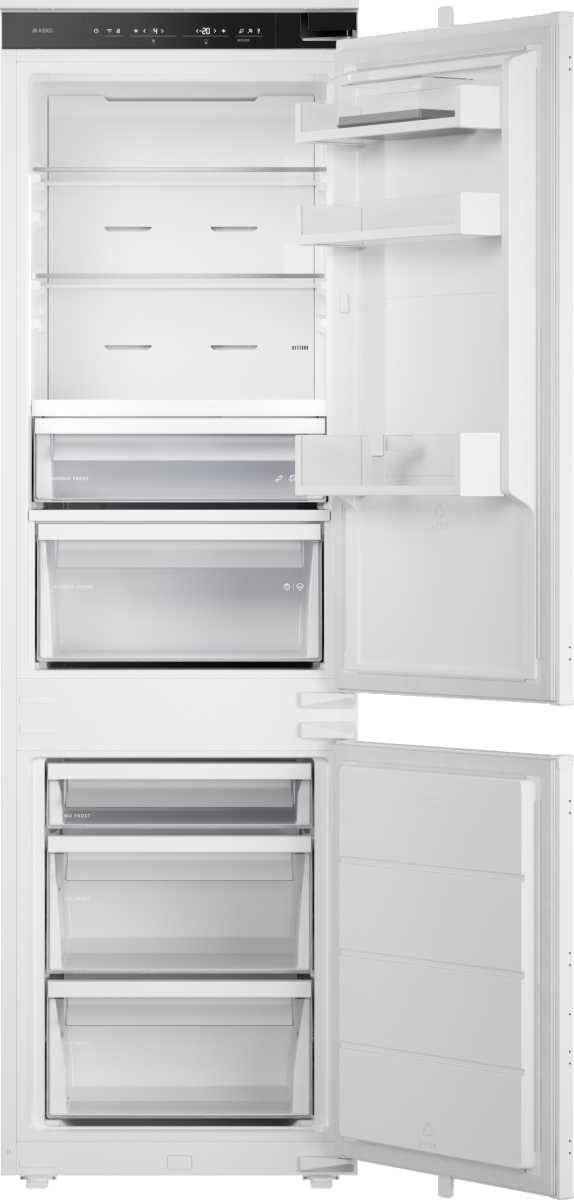 Встраиваемый комбинированный холодильник Asko RBC276SND1