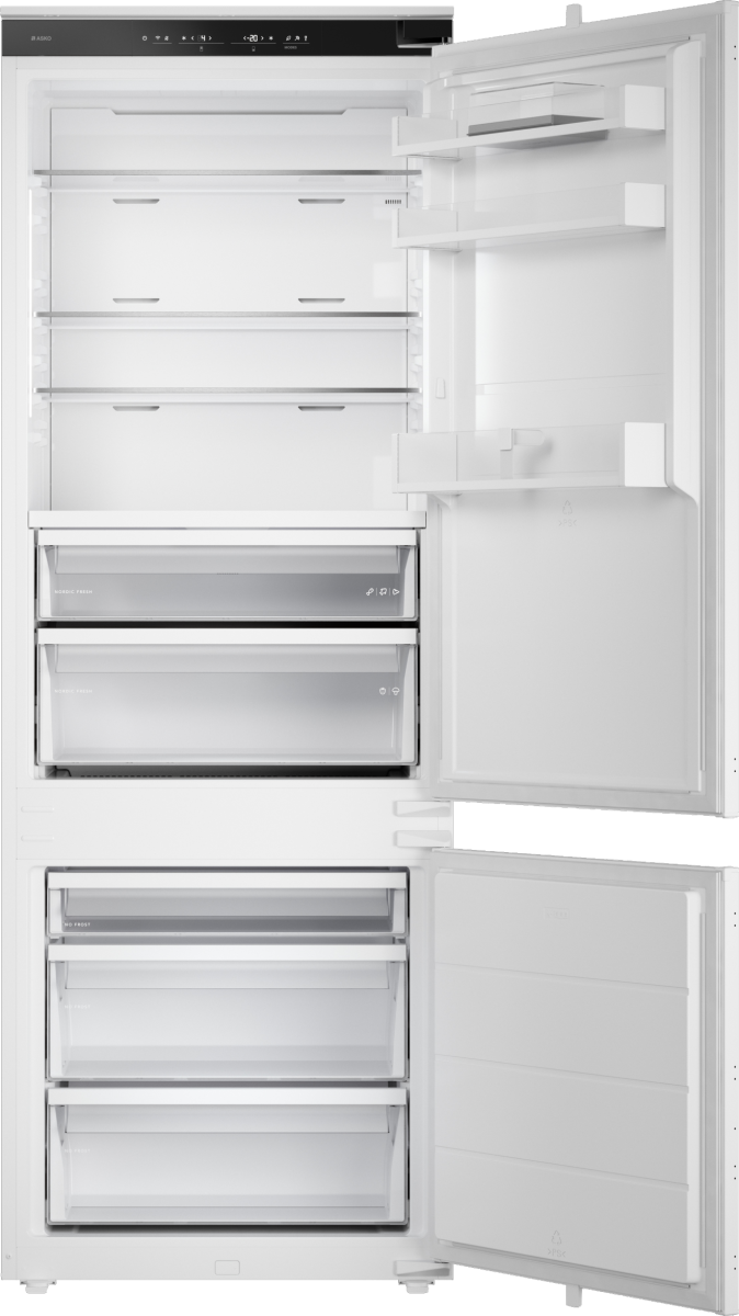 Встраиваемый комбинированный холодильник Asko RBC297SND1