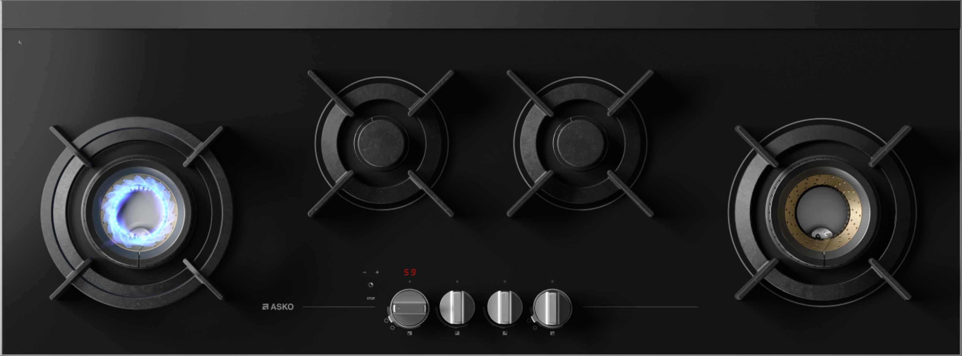 Газовая варочная панель ASKO HG8144BGB2